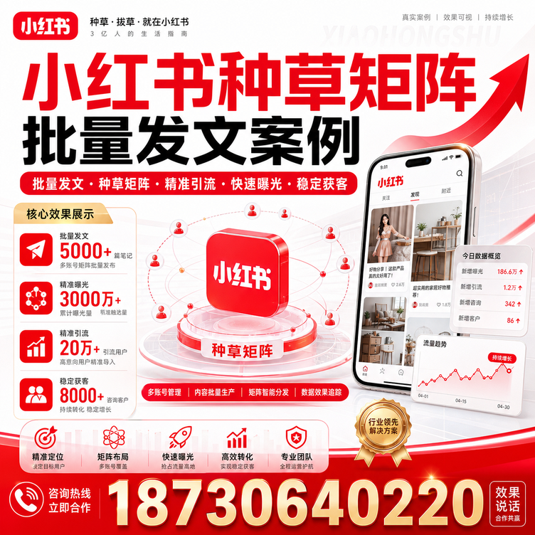 陇南小红书种草矩阵批量发文案例